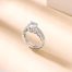 Elegant female engagement rings with crystals – stylish and durable ring in US 7 size for women with everyday and occasion wear versatility